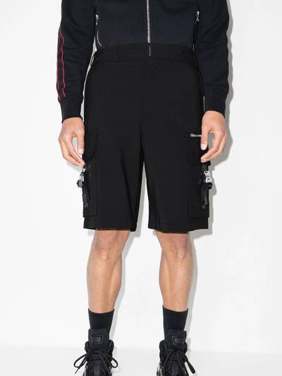 Givenchy logo-plaque cargo shorts outlook