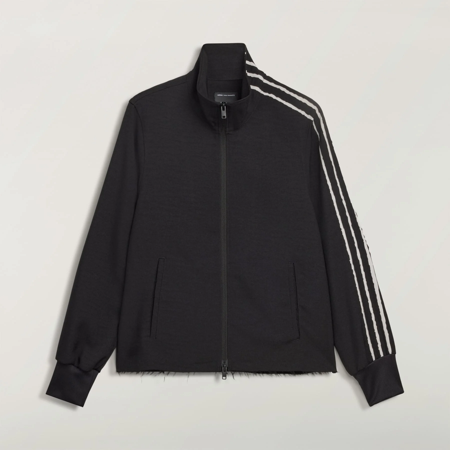 Y-3 SPORT UNIFORM RAW CUT 3 STRIPES TRACK TOP - 1