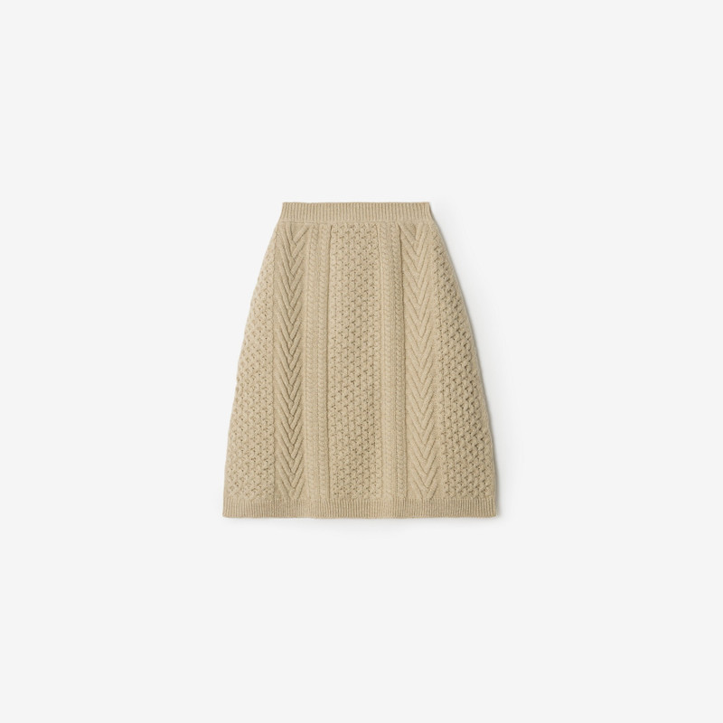 EKD Aran Knit Wool Skirt 1