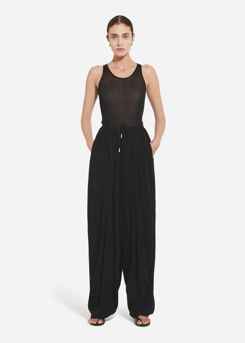 Elasticated Waist Gathered Pant in Viscose 6