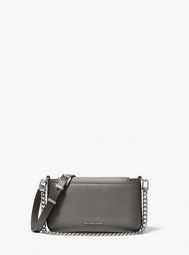 Bryant Small Burnished Leather Convertible Crossbody Bag 1