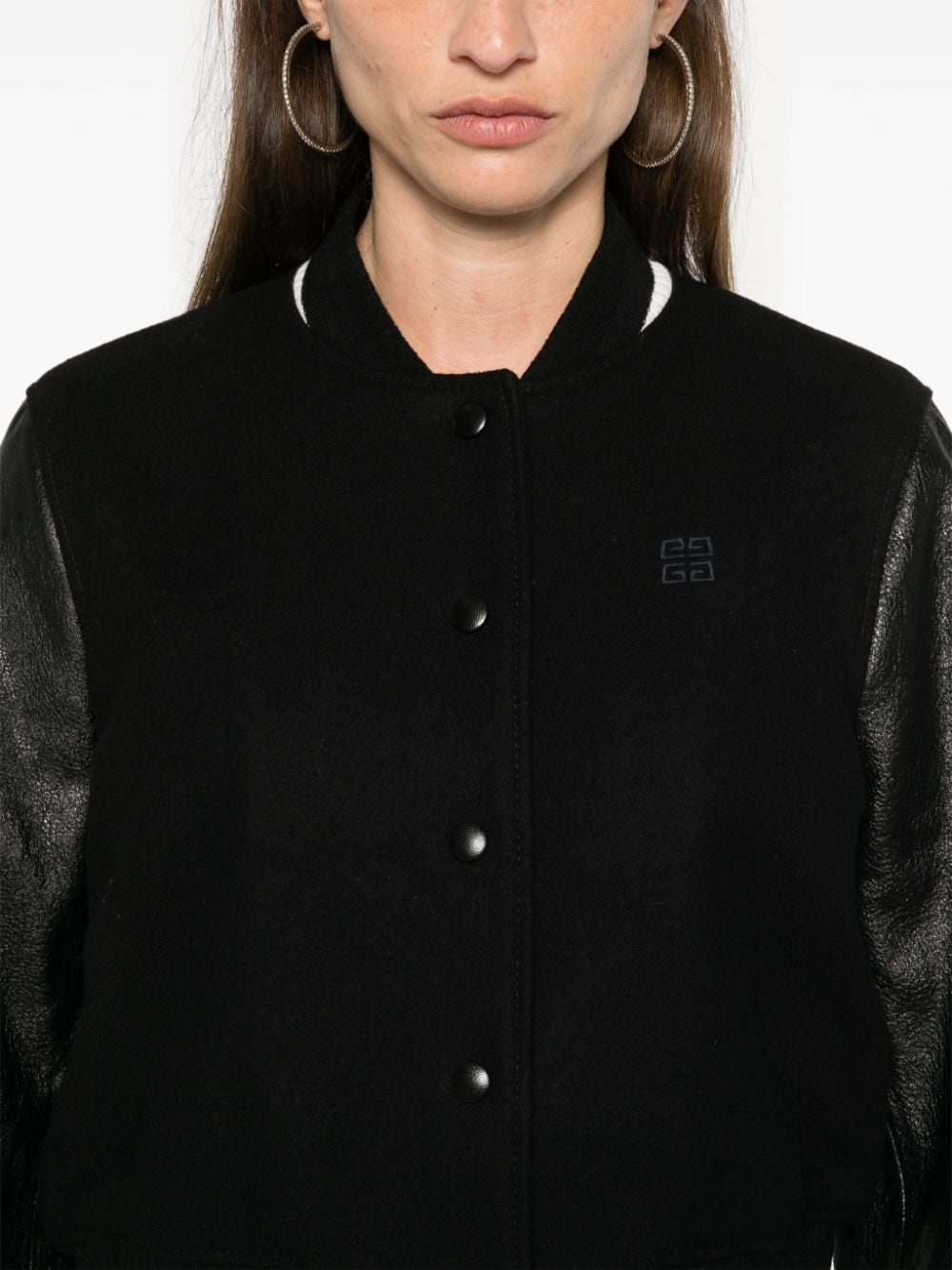 4G-embroidered bomber jacket - 5