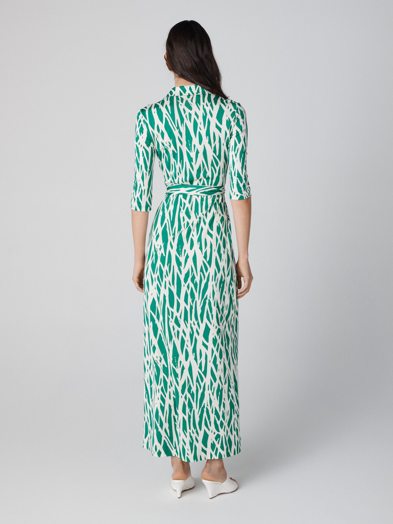 DIANE VON FURSTENBERG Abigail Silk Jersey Maxi Wrap Dress outlook