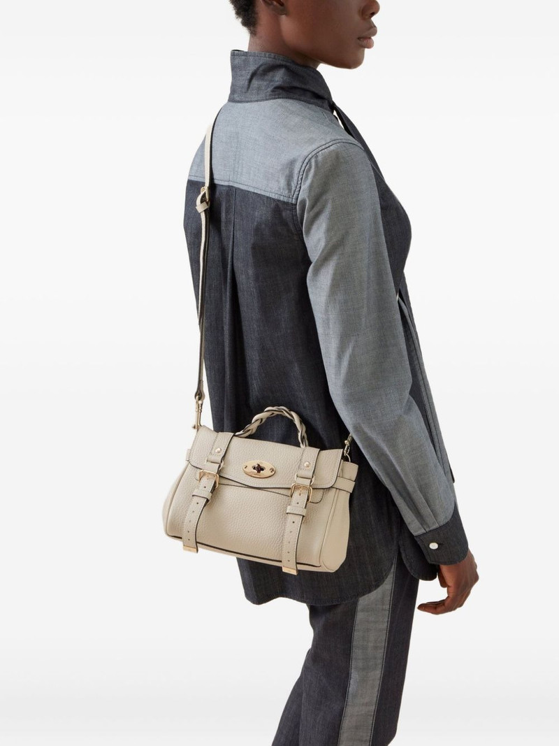 Mulberry mini Alexa braided-handle buckle bag outlook