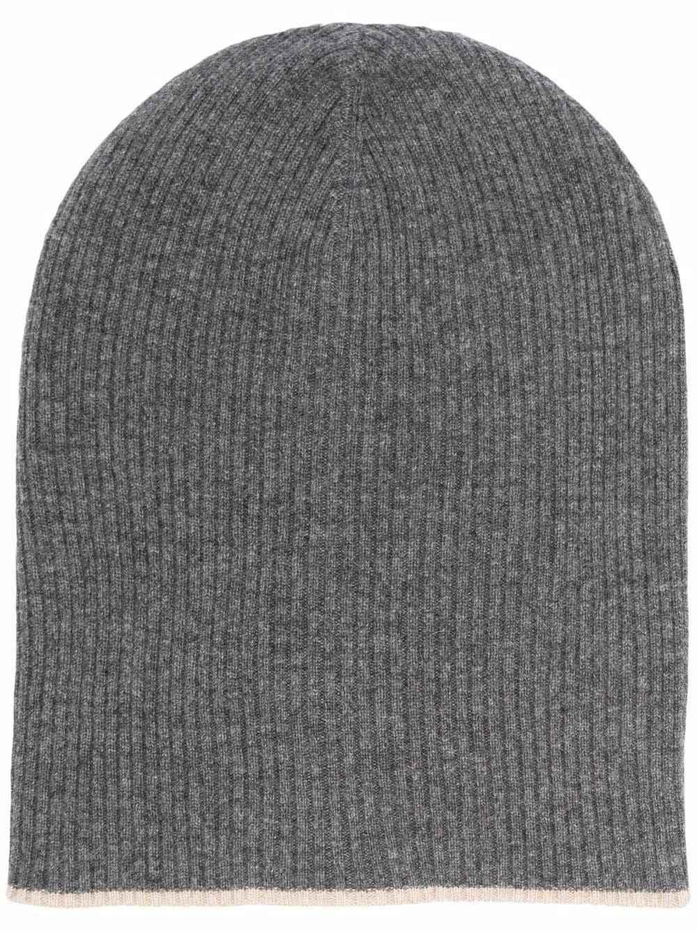 ribbed-knit beanie - 1