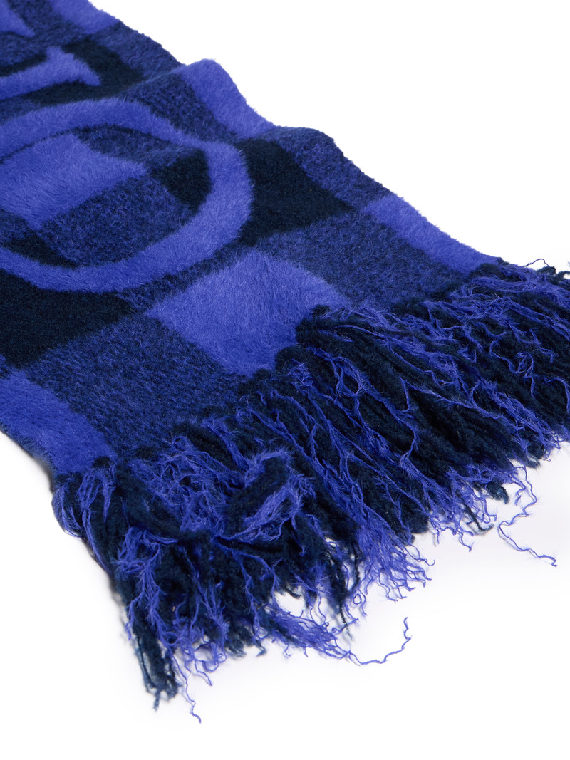 Off-White Bookish Check Scarf outlook