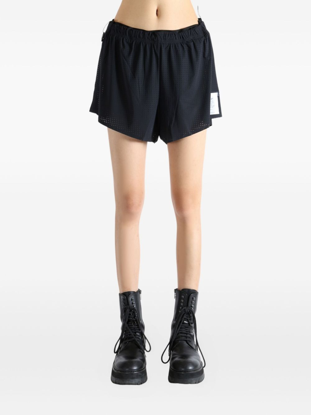 mesh-panel shorts - 2