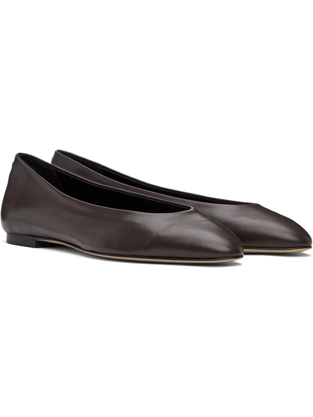 Brown Ellie Ballerina Flats - 4