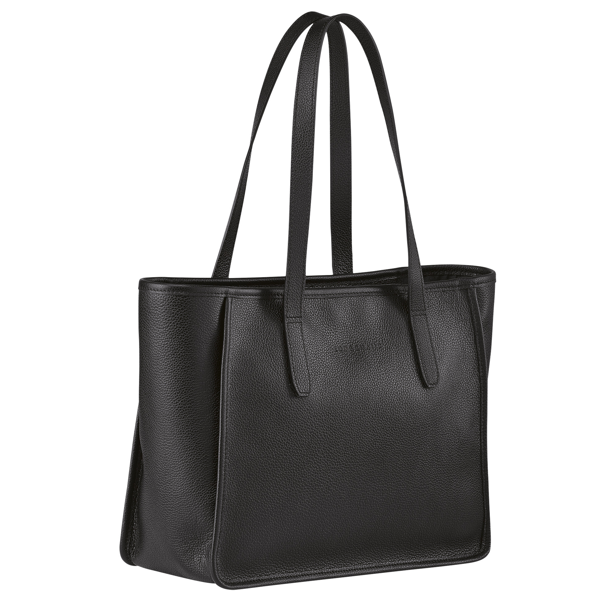 Le Foulonné L Tote bag Black - Leather - 2