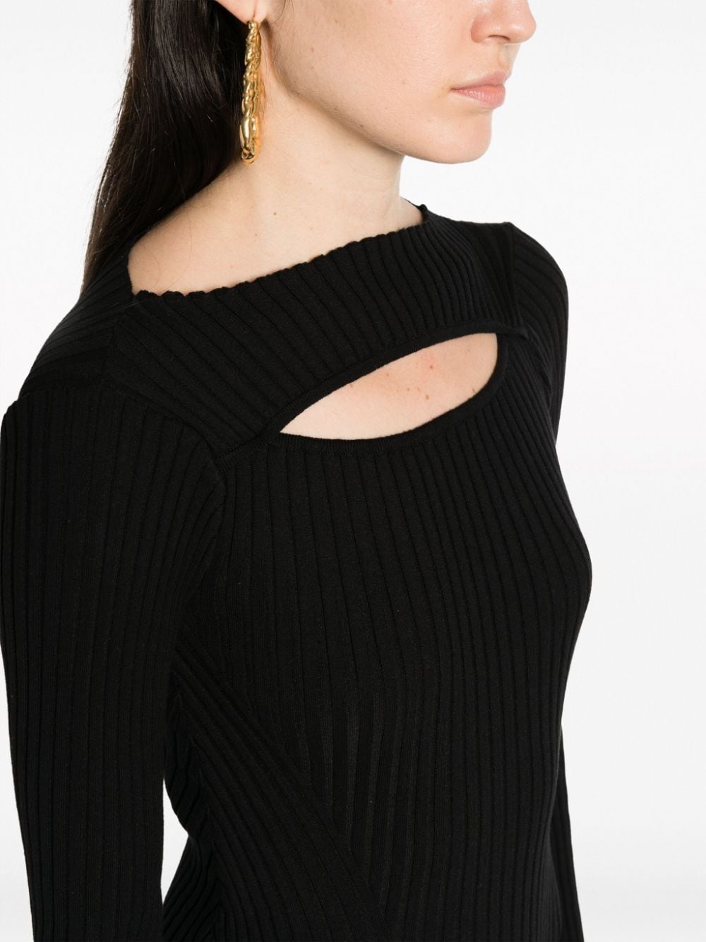 Lora cut-out ribbed dress - 5