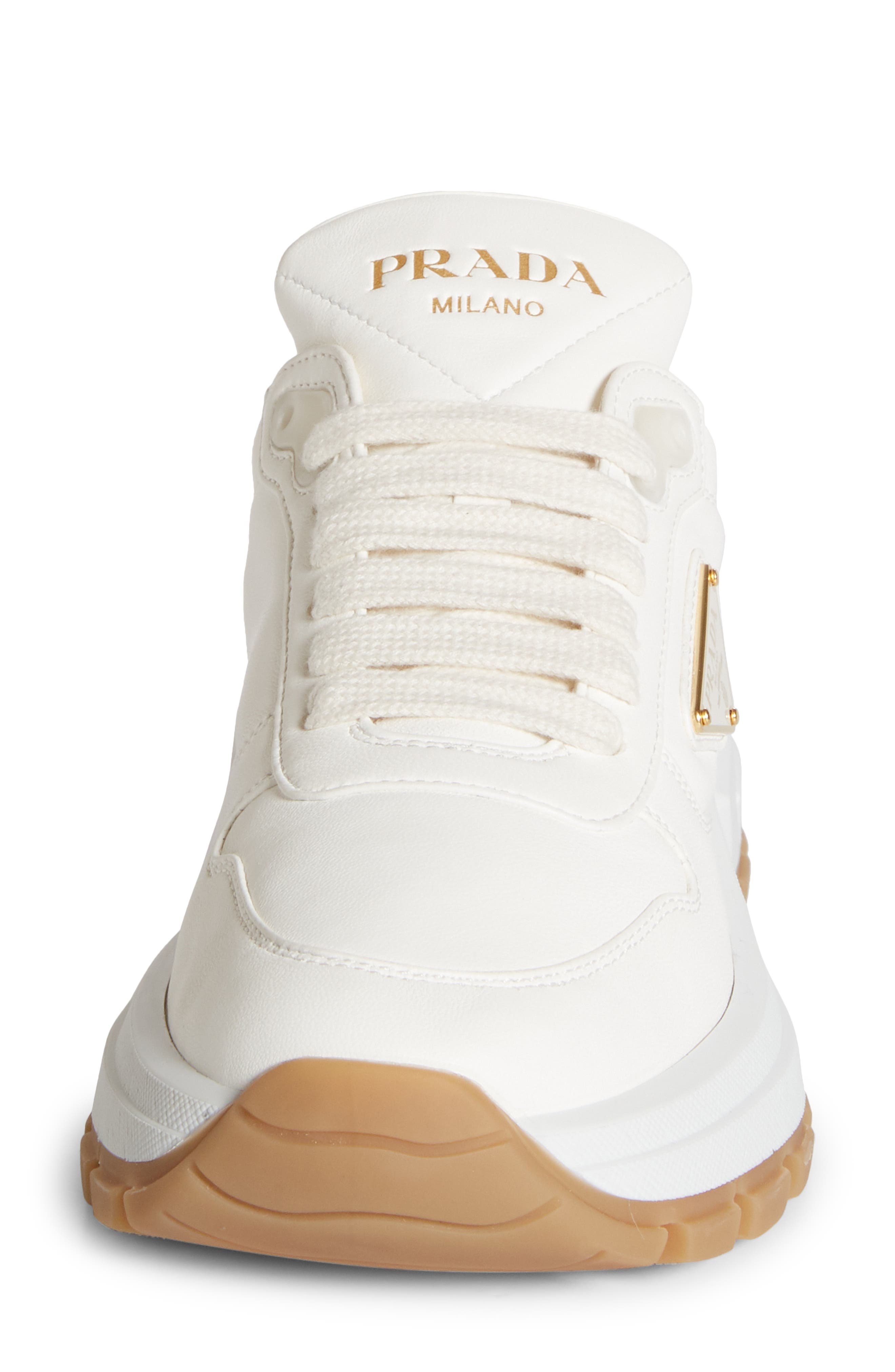 Triangle Logo Lace-Up Sneaker - 4