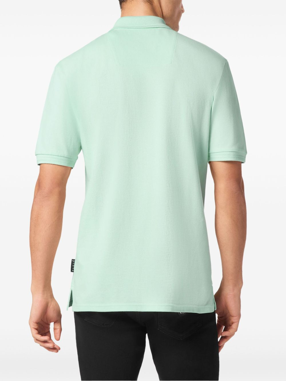 logo-tag polo shirt - 4