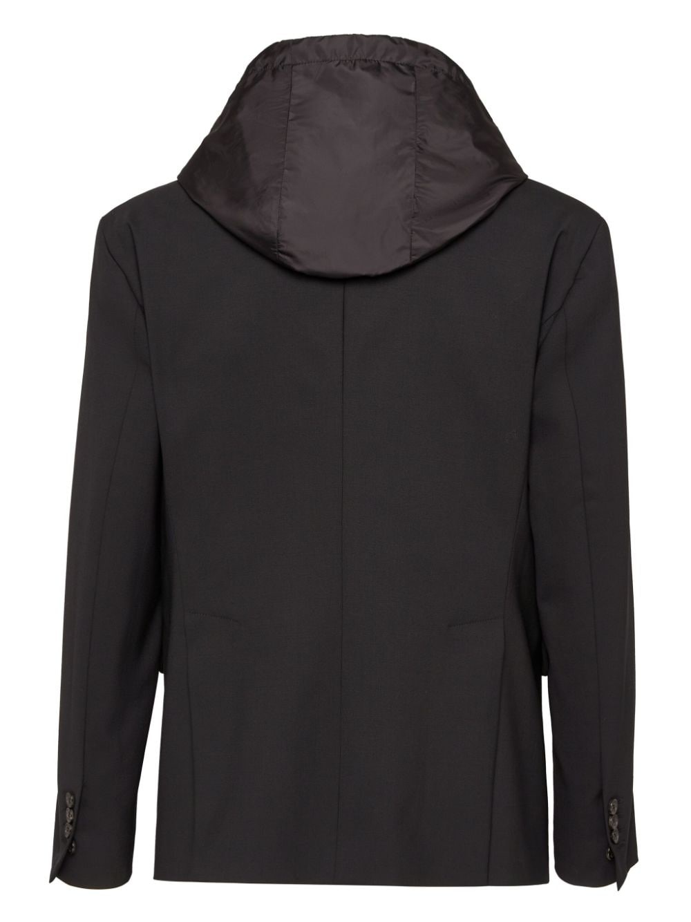 single-breasted hooded blazer - 2