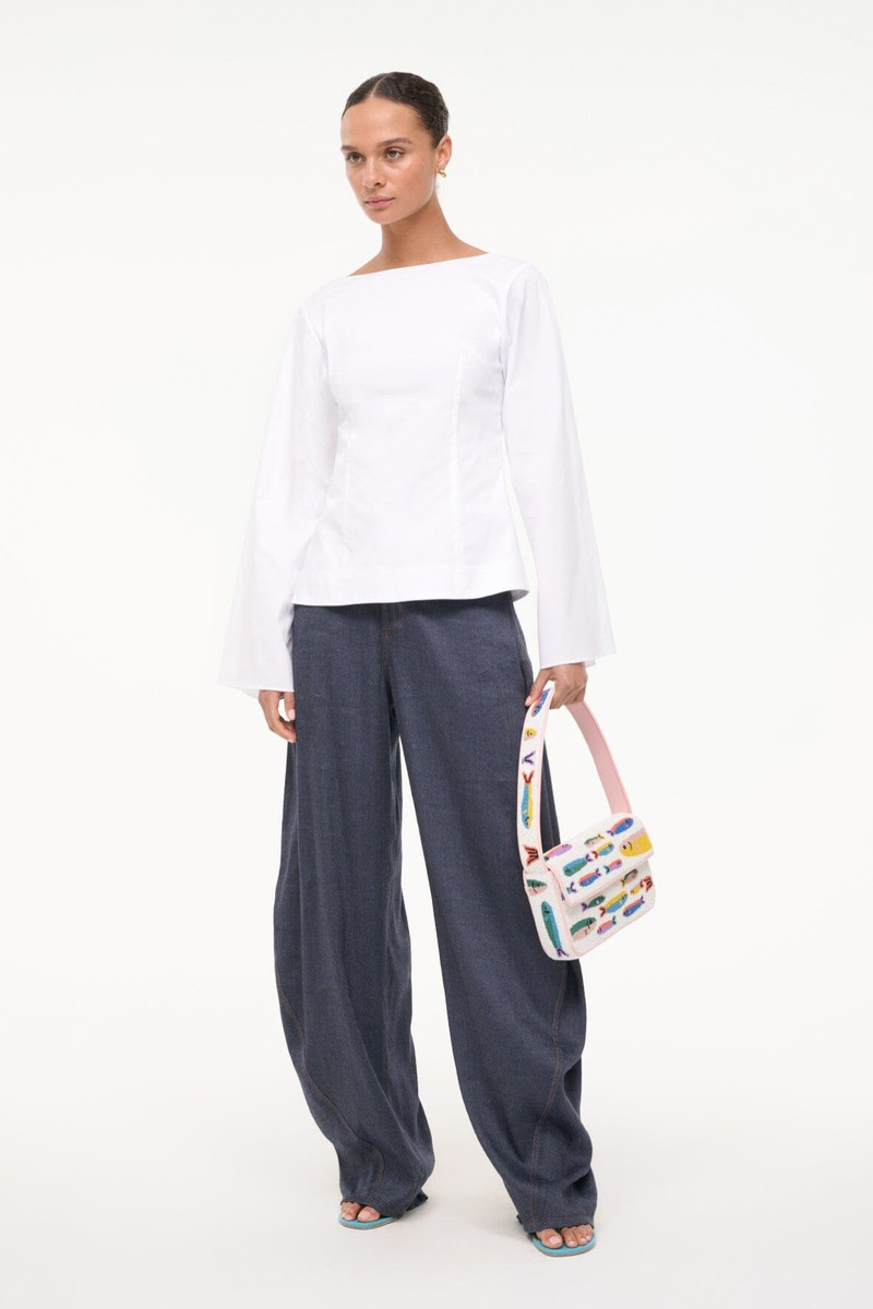 STAUD TOMMY BEADED BAG POP SARDINES 4