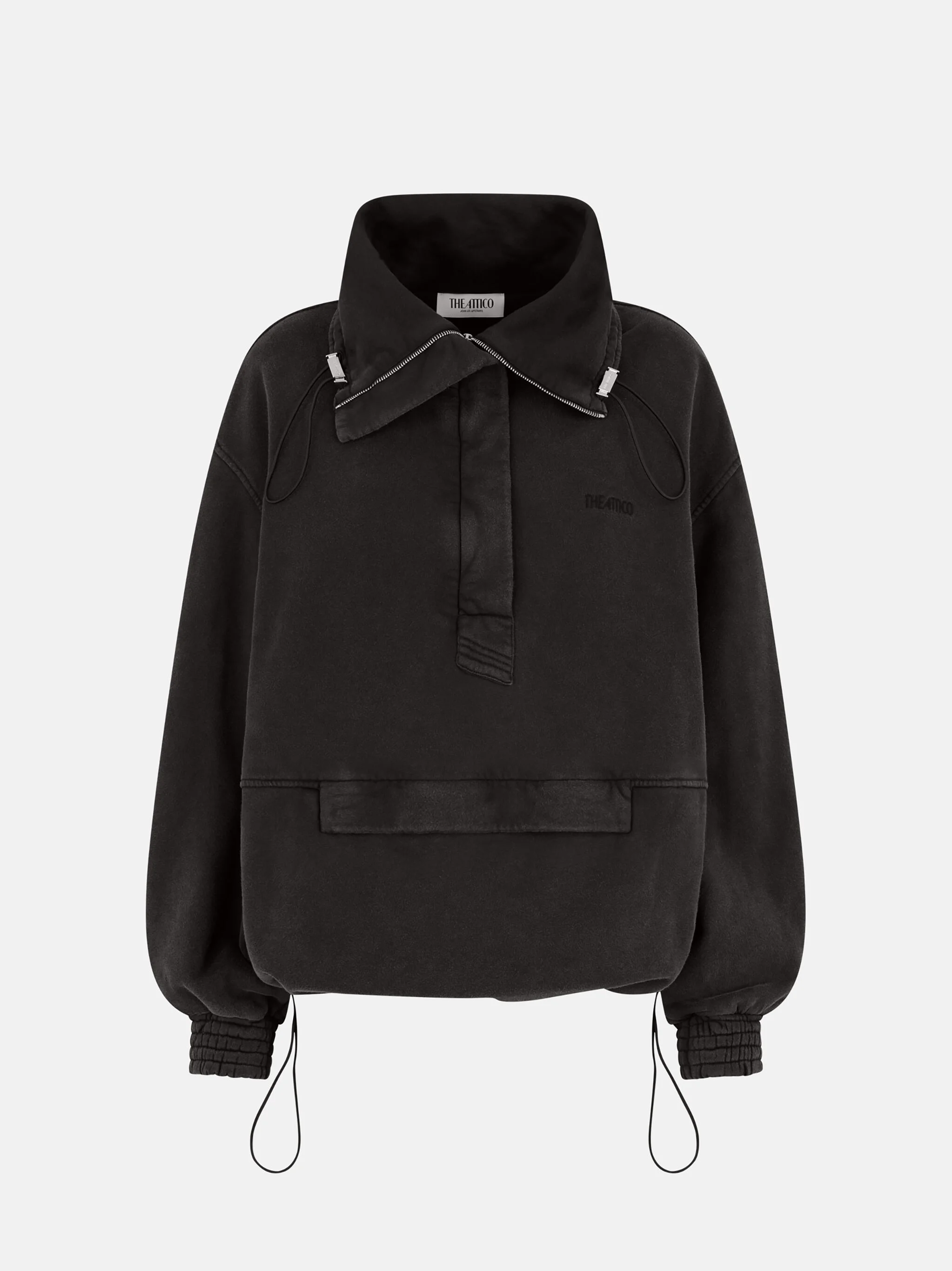 FADED BLACK BLOUSON - 1