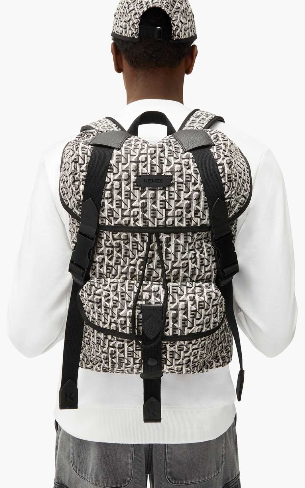 Courier jacquard rucksack - 1