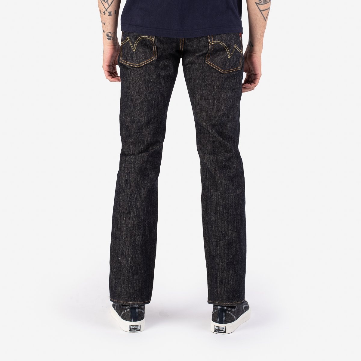 IH-777-SST 21oz Shinayaka Selvedge Denim Slim Tapered Cut Jeans - Indigo - 3
