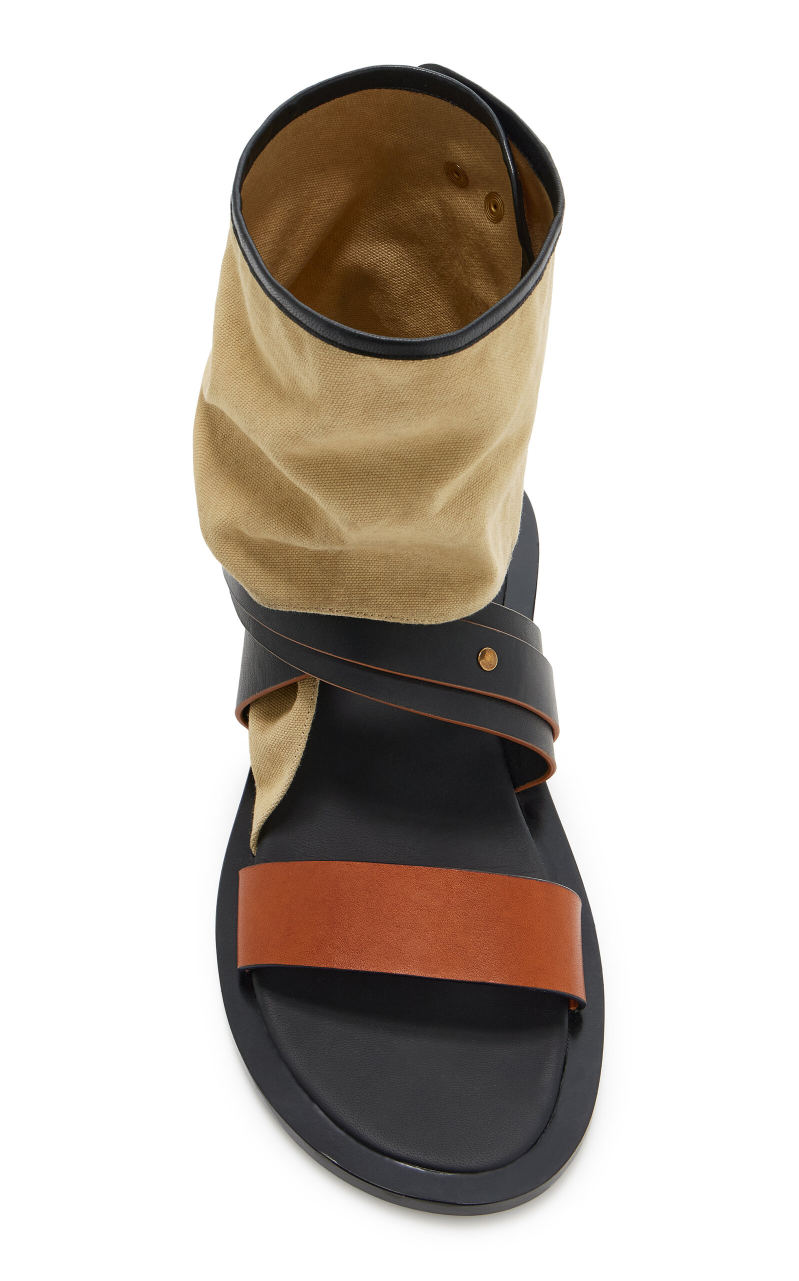 Gladiator Leather Wrap Sandals brown - 3