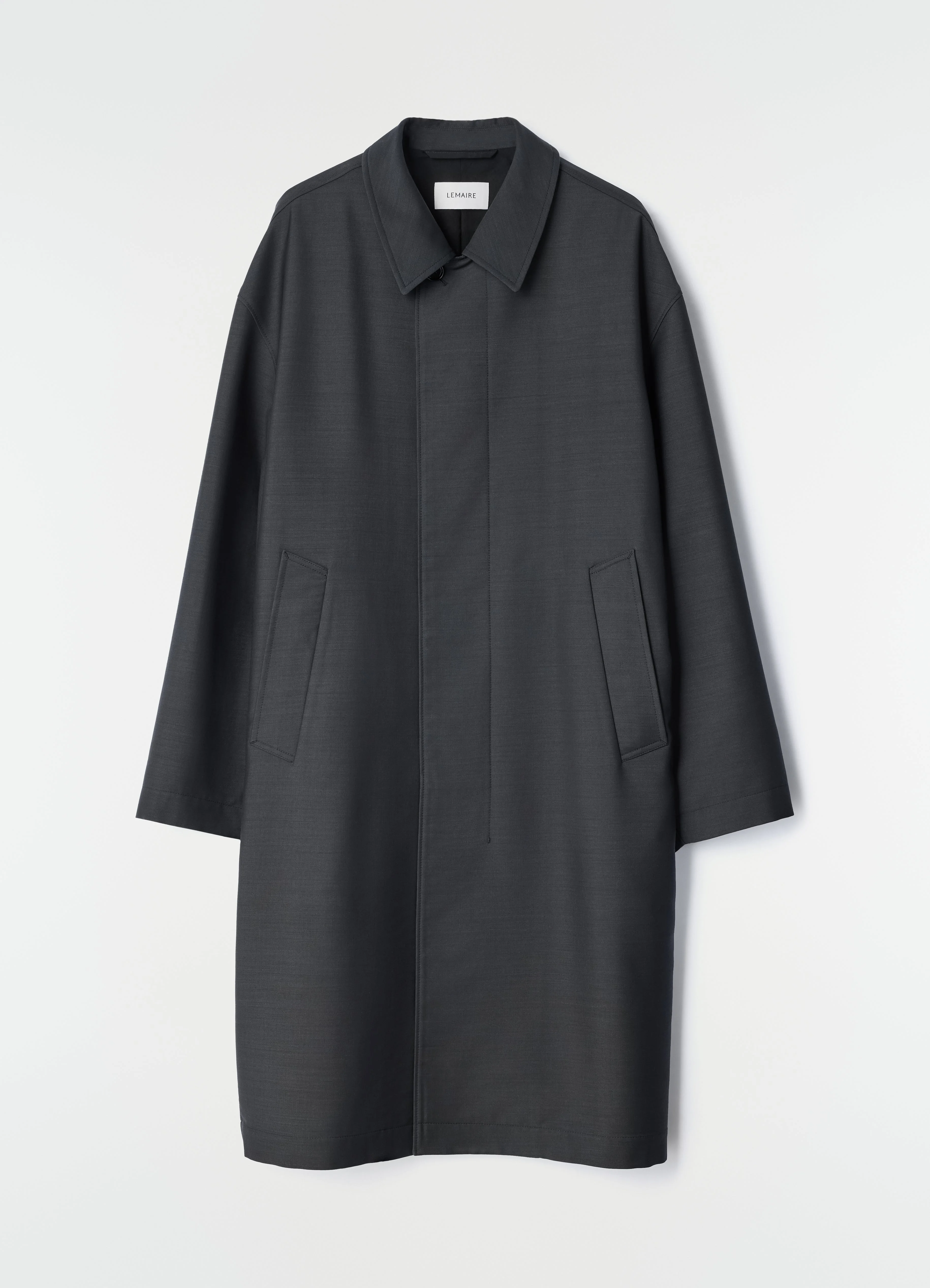 CAR COAT IN DOUBLE FACE WOOL VISCOSE - 1
