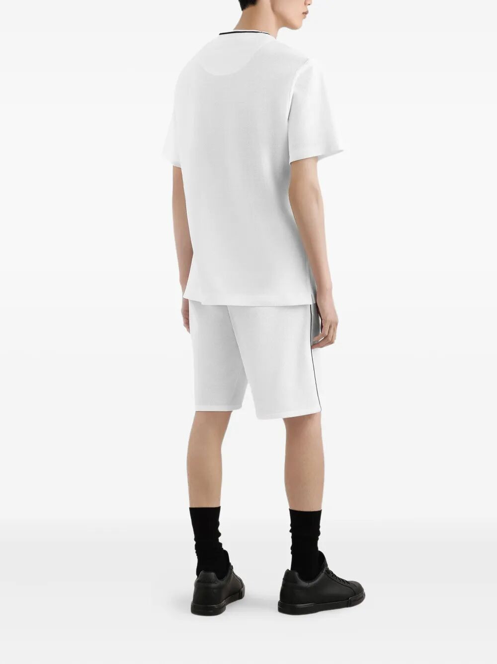 Cotton PiquÉ T-Shirt With Contrasting Collar - 3