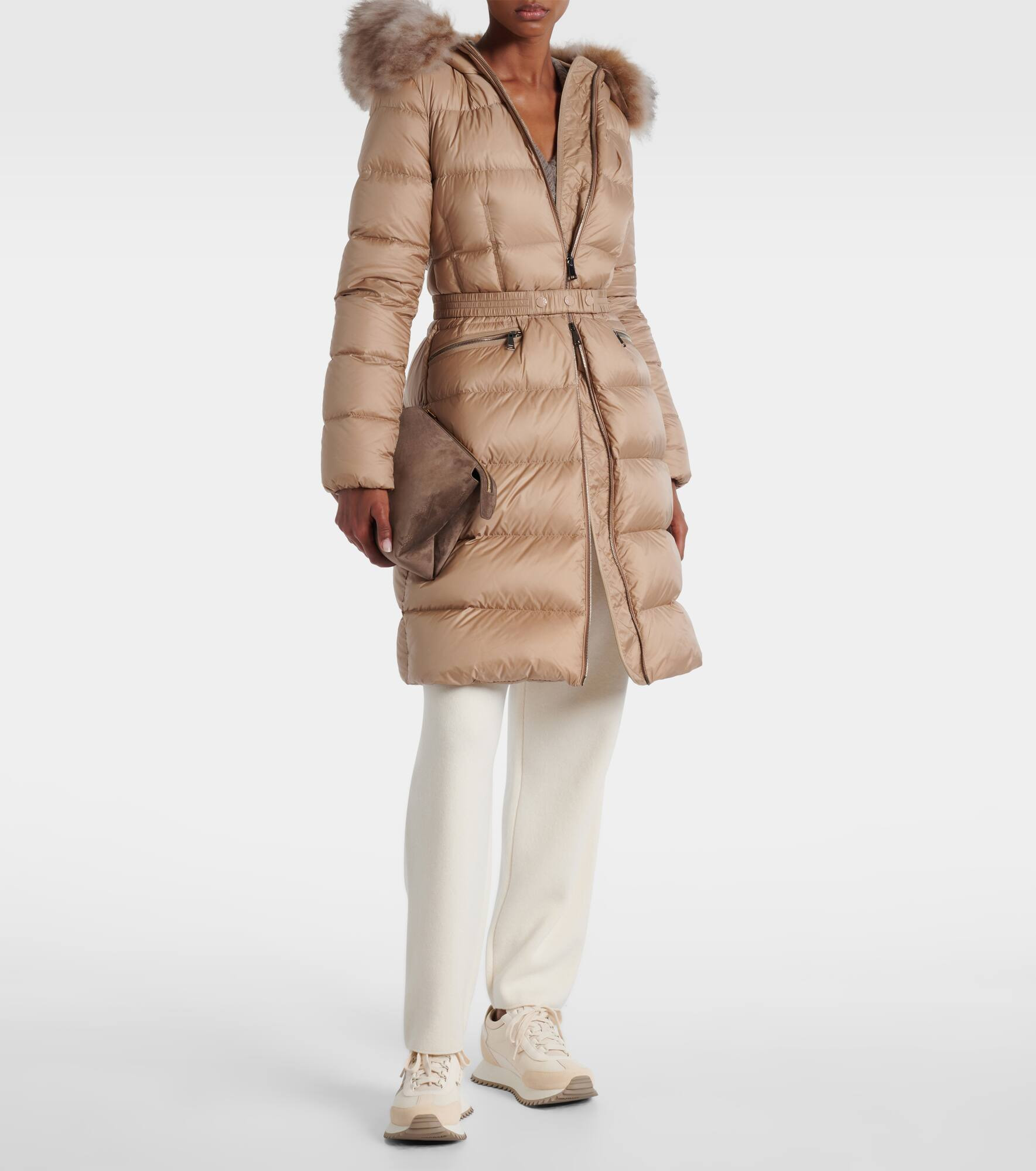 Boedic shearling-trimmed down jacket - 2
