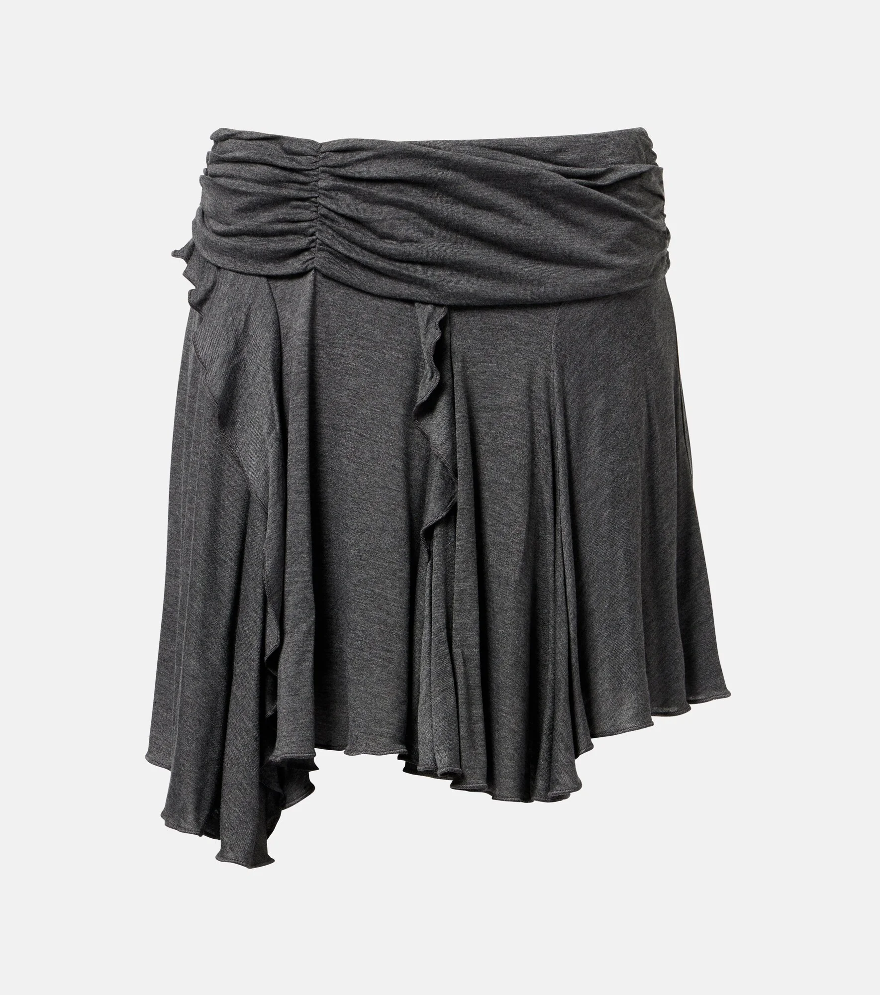 Rosinda asymmetric draped miniskirt - 1