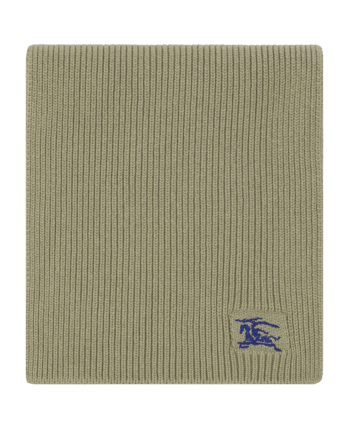 Green Cashmere Scarf - 1