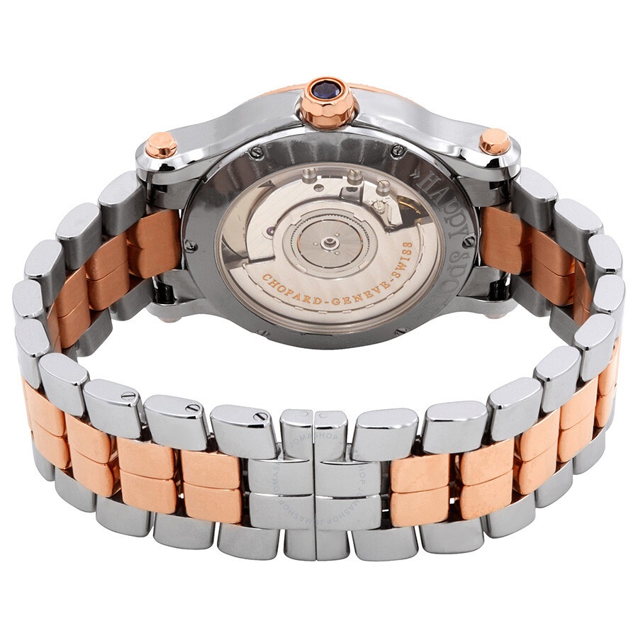 Chopard Happy Sport Silver Guilloche Dial Ladies Watch 278559-6004 - 3