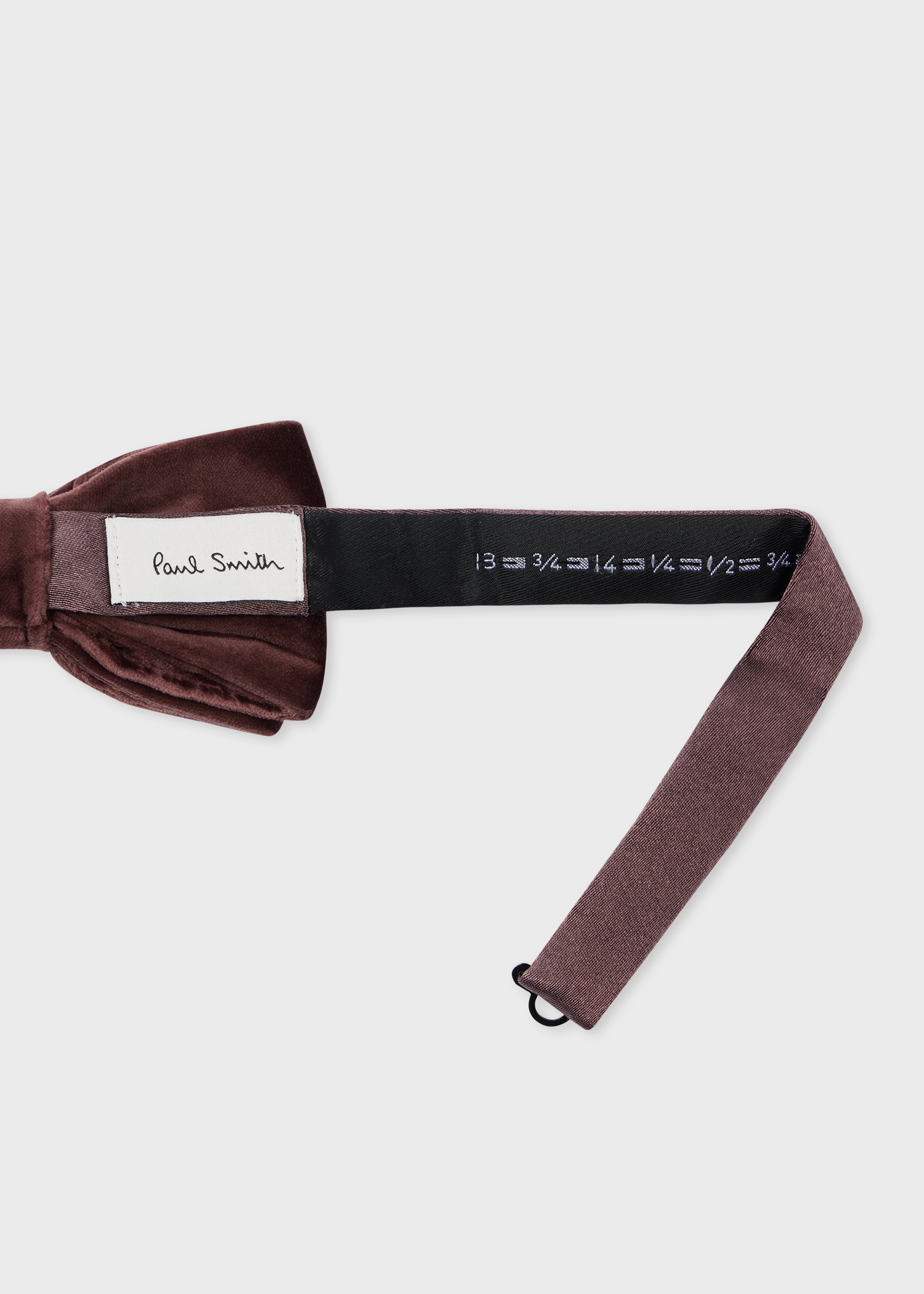 Mauve Velvet Pre-Tied Bow Tie - 3