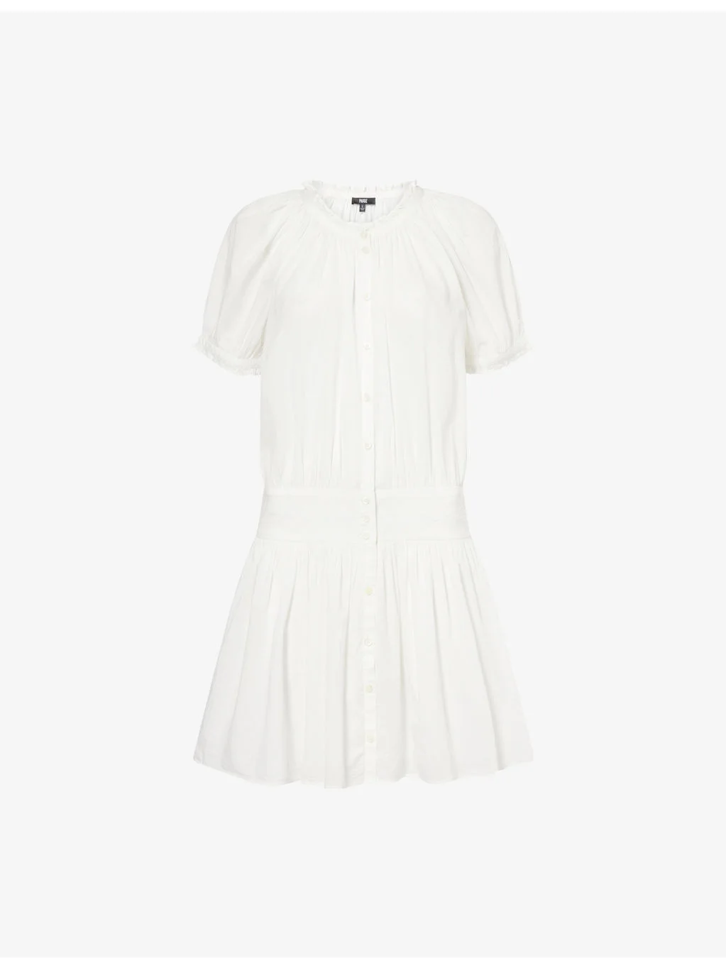 Nisha Short-Sleeve Cotton Dress - 1