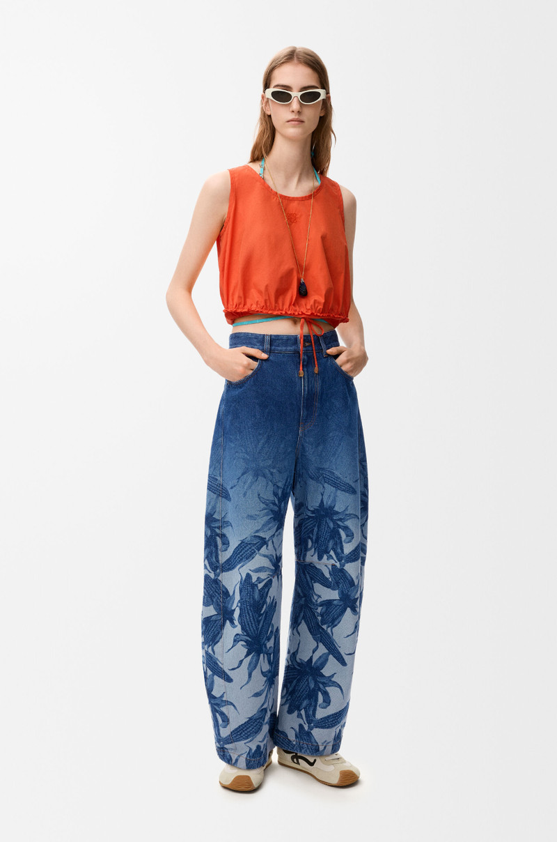 Loewe Barrel jeans in denim outlook