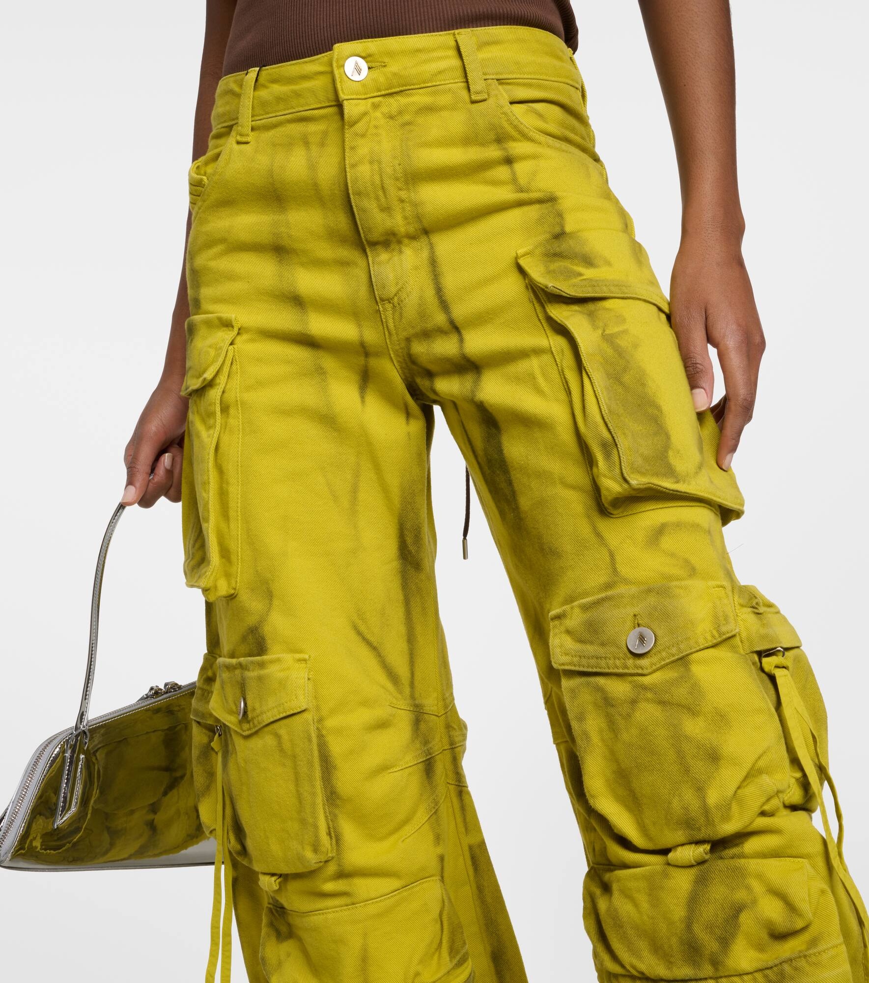 Fern mid-rise cargo jeans - 4