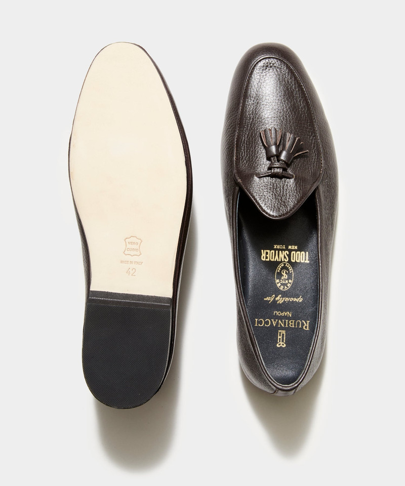 RUBINACCI Todd Snyder x Rubinacci Deer Leather Marphy Loafer outlook