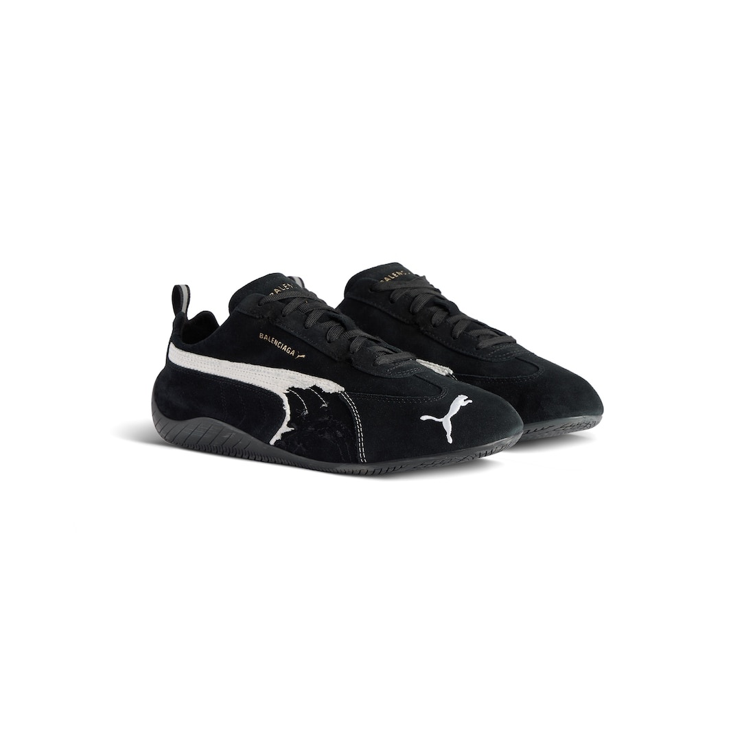 Speedcat Suede Balenciaga in Black/white - 2