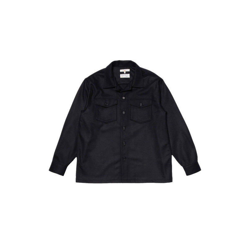 Vincent Solid Board Shirt Black 5