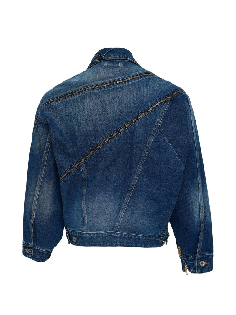 doublet zip-detail denim jacket outlook