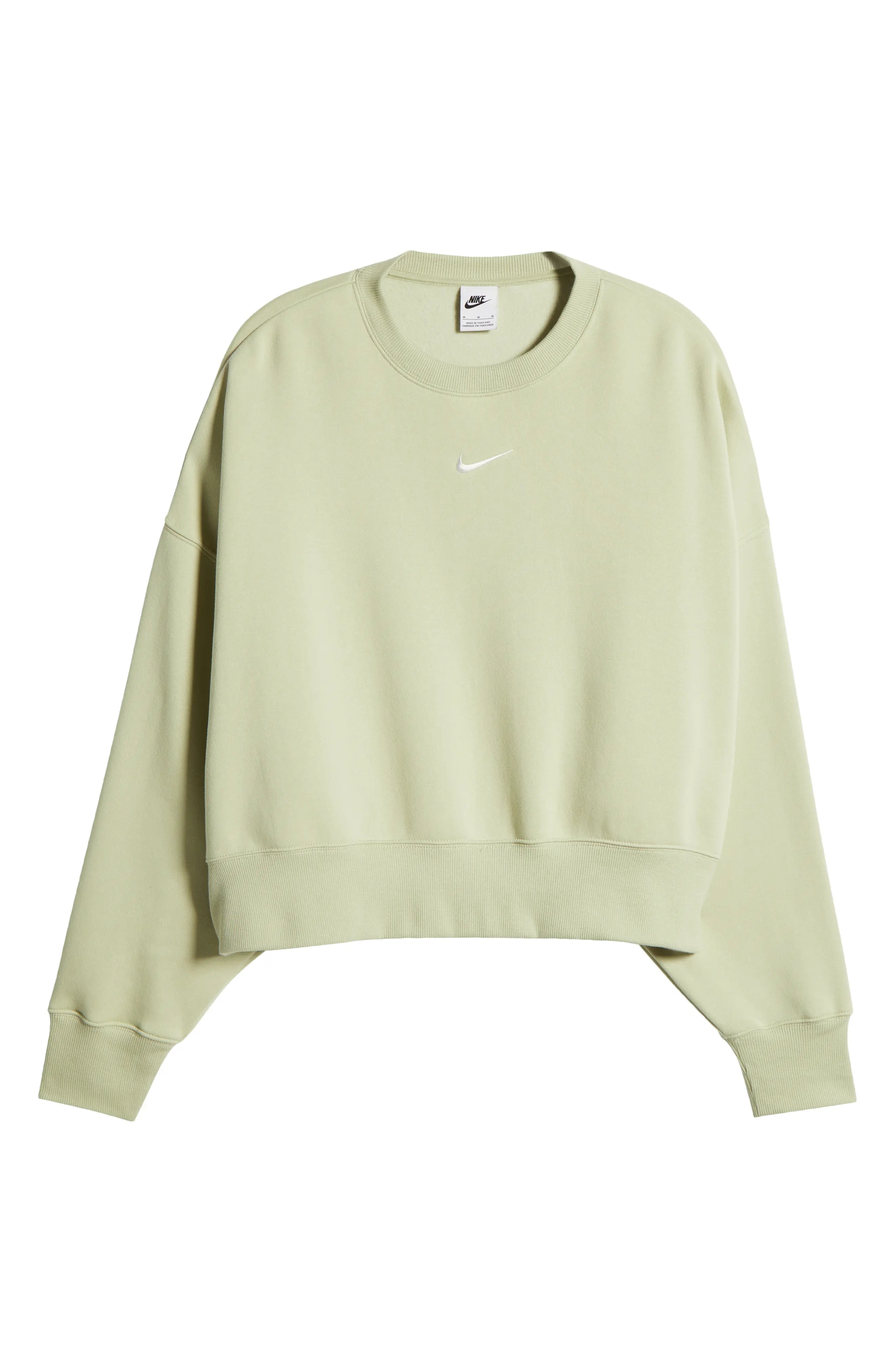 Phoenix Fleece Crewneck Sweatshirt in Olive Aura/Sail - 4