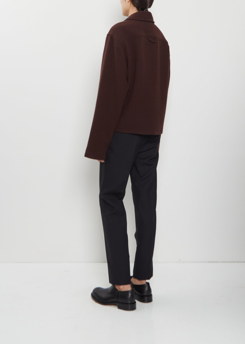 RIER Wool Fleece Polo — Tanin outlook