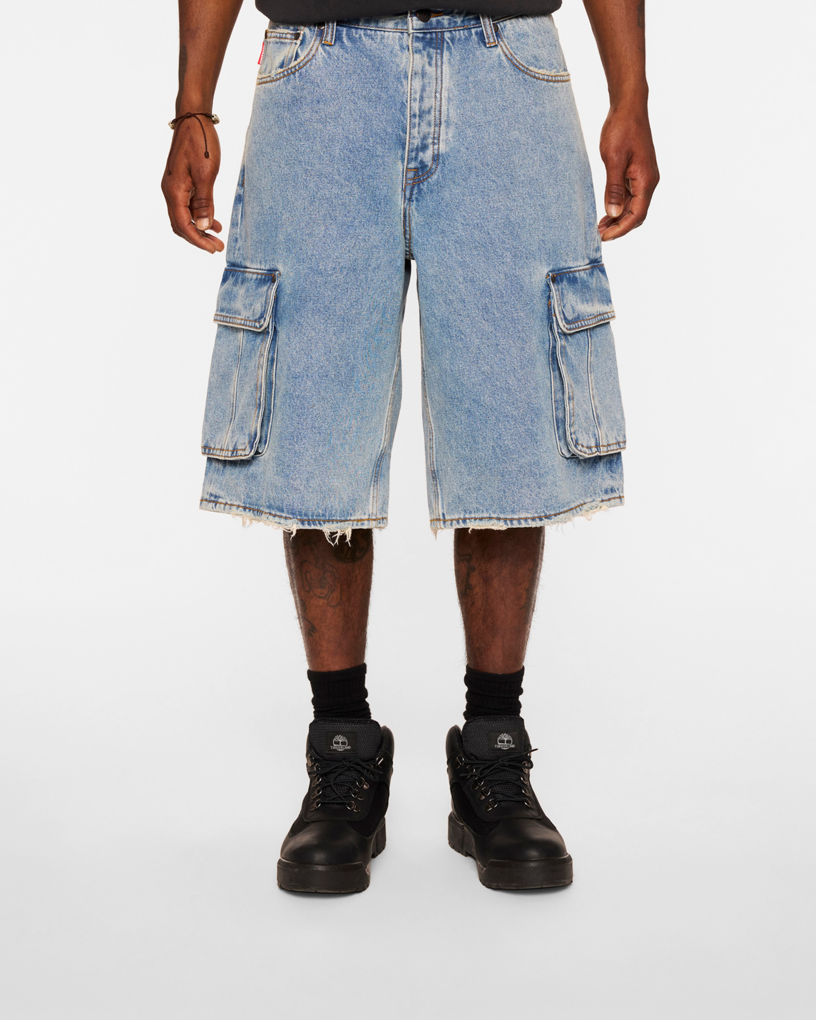 BARRELS JEAN SHORTS - 3
