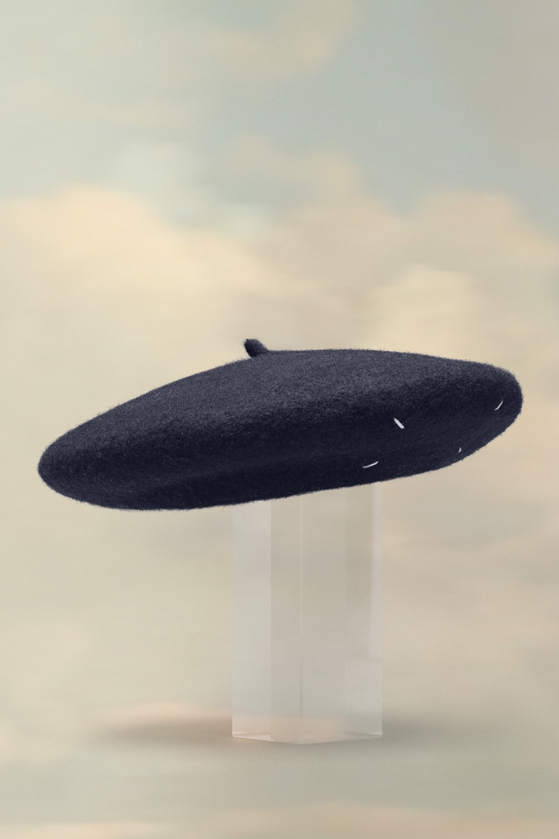 Maison Margiela Heavy wool beret outlook