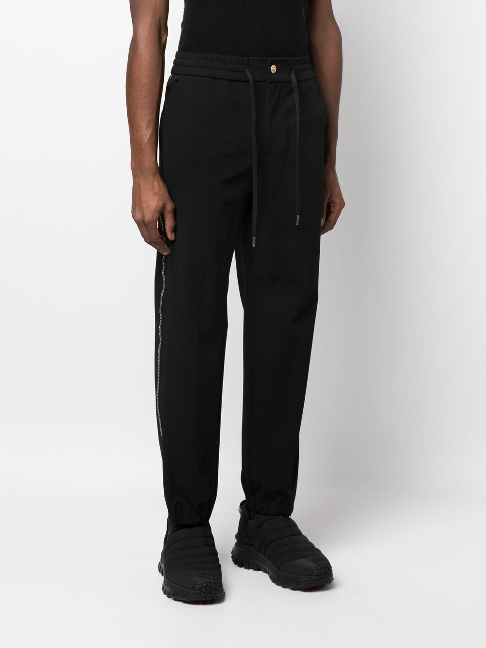 drawstring track pants - 3