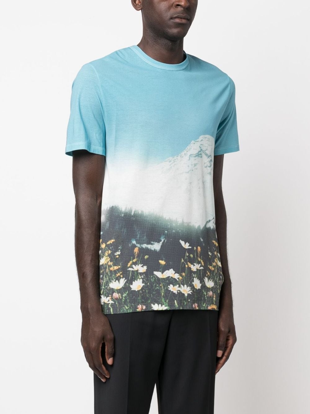 graphic-print cotton T-shirt - 3