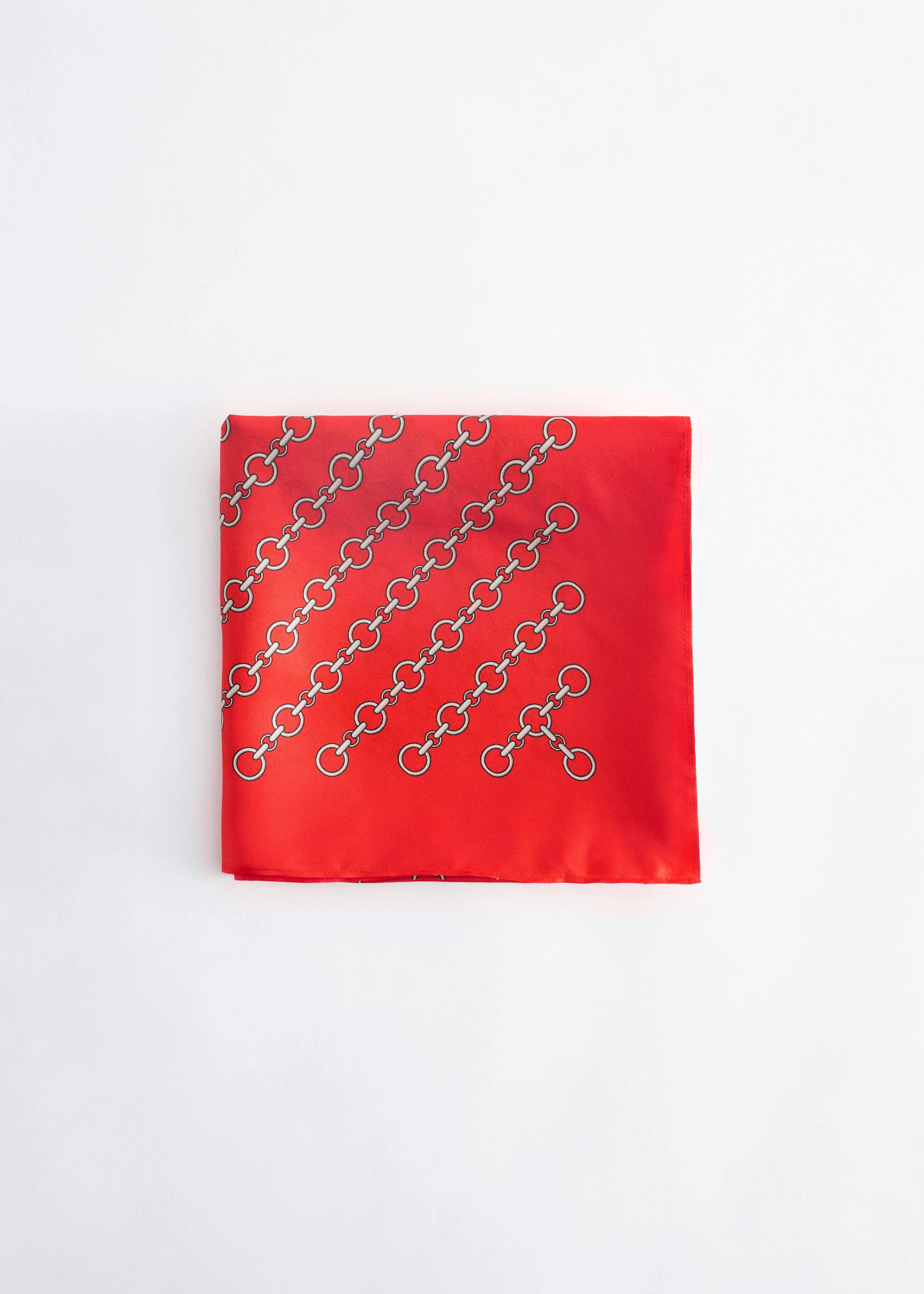 Printed Silk Scarf - 1