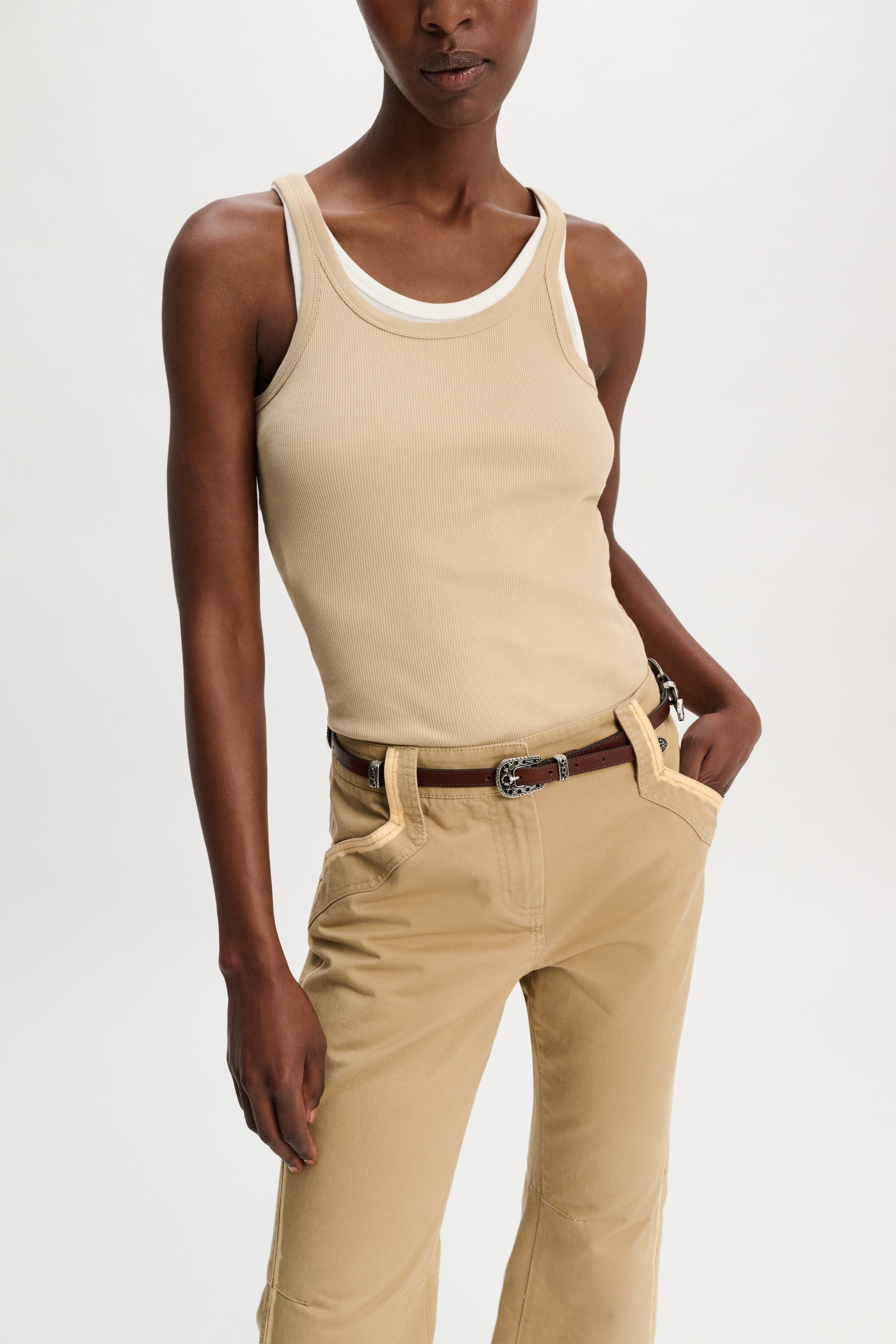 WESTERN COOLNESS multi buckle belt - 2
