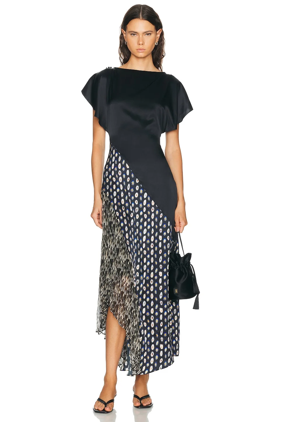 Fawn Silk Dress - 1