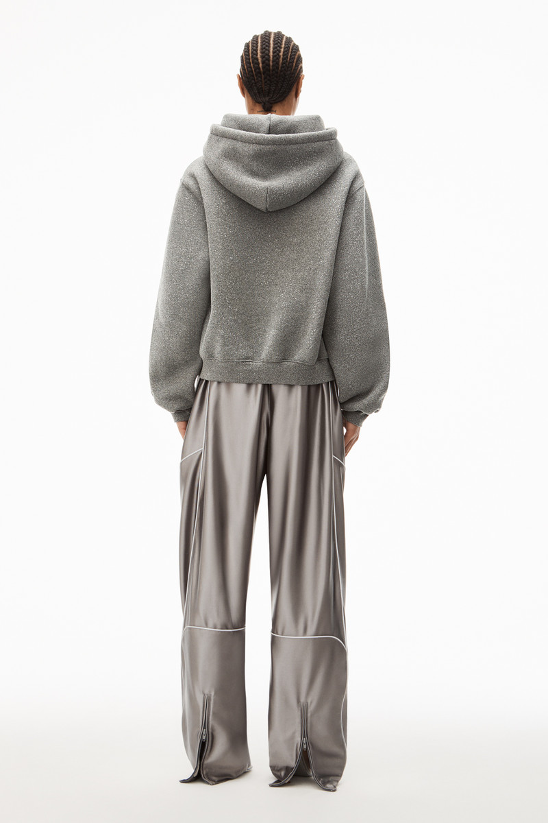 HOODIE IN GLITTER TERRY 4