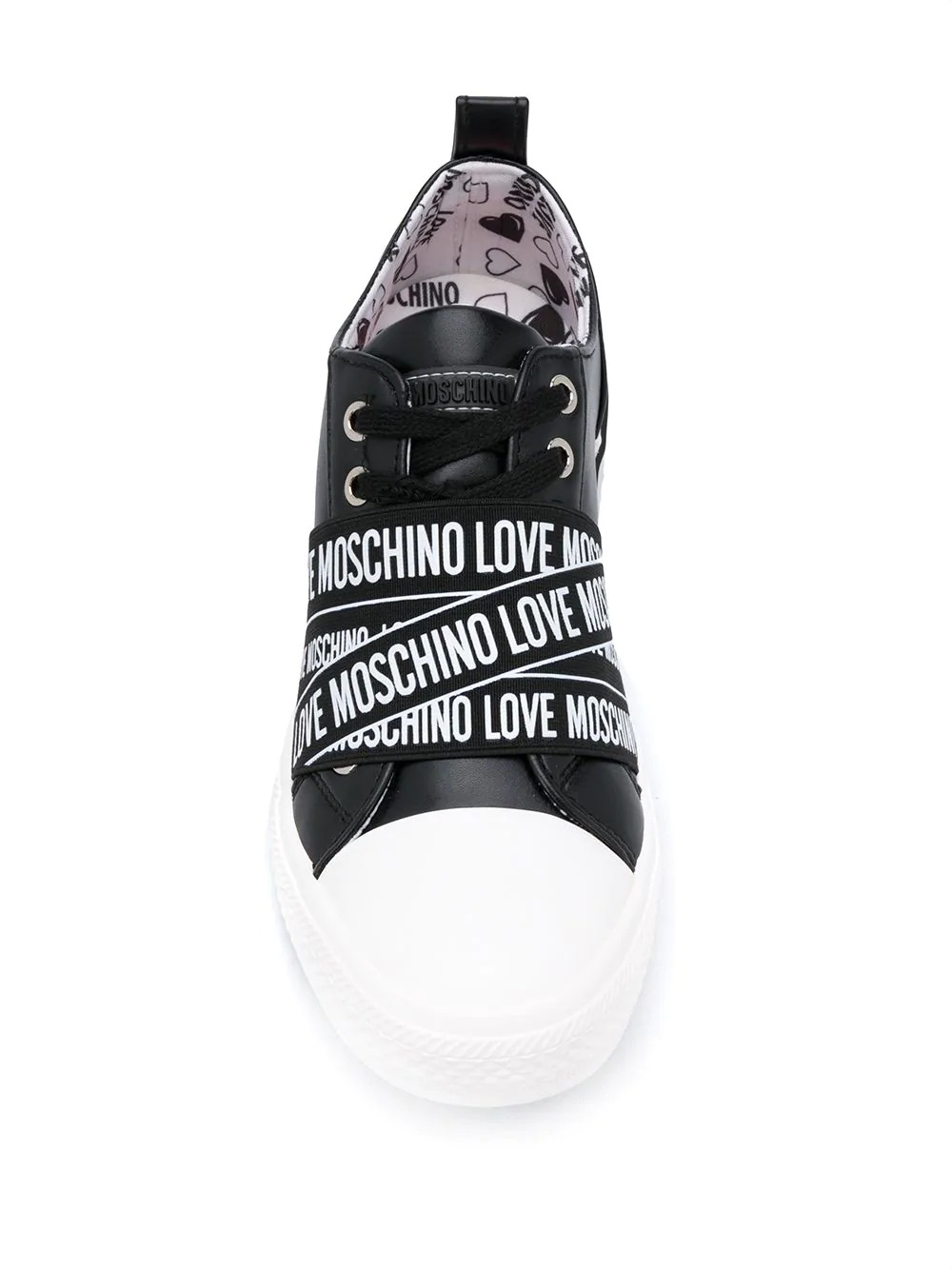 logo strap 30mm low-top sneakers - 4