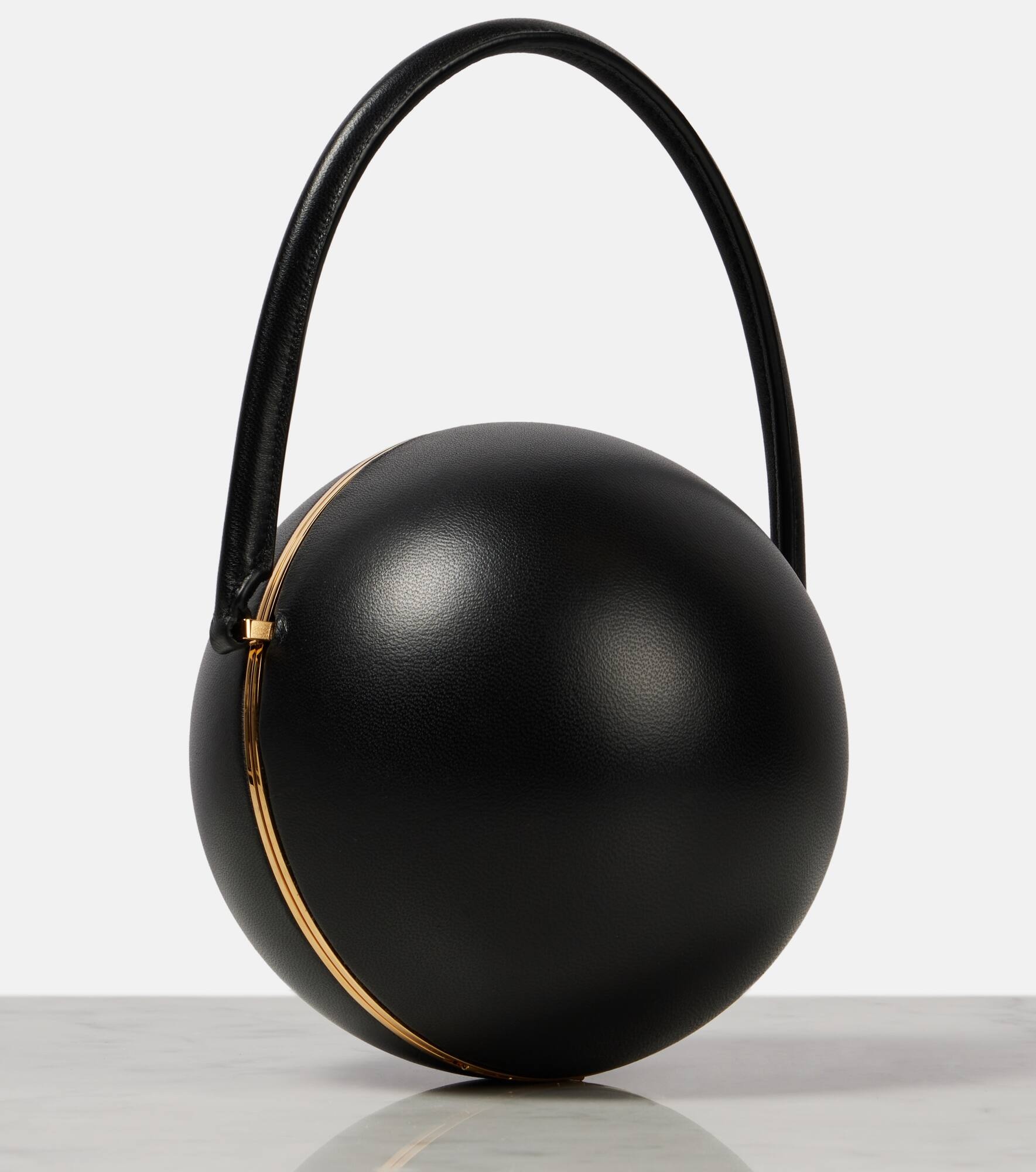 Sphere leather tote bag - 4