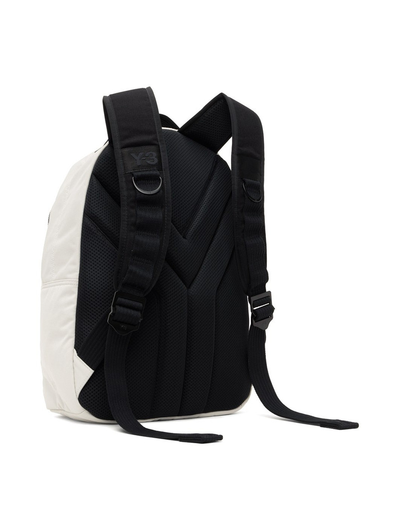 White Classic Backpack 3