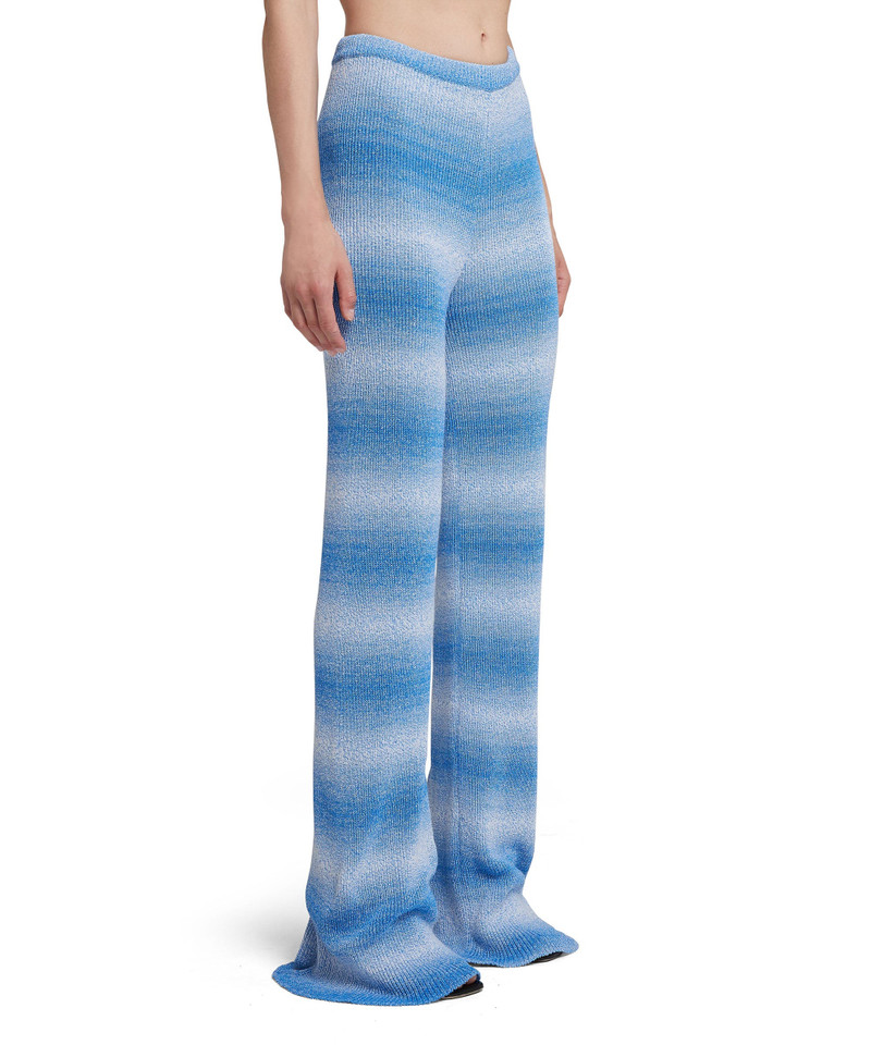 Cotton pants with faded effect 4